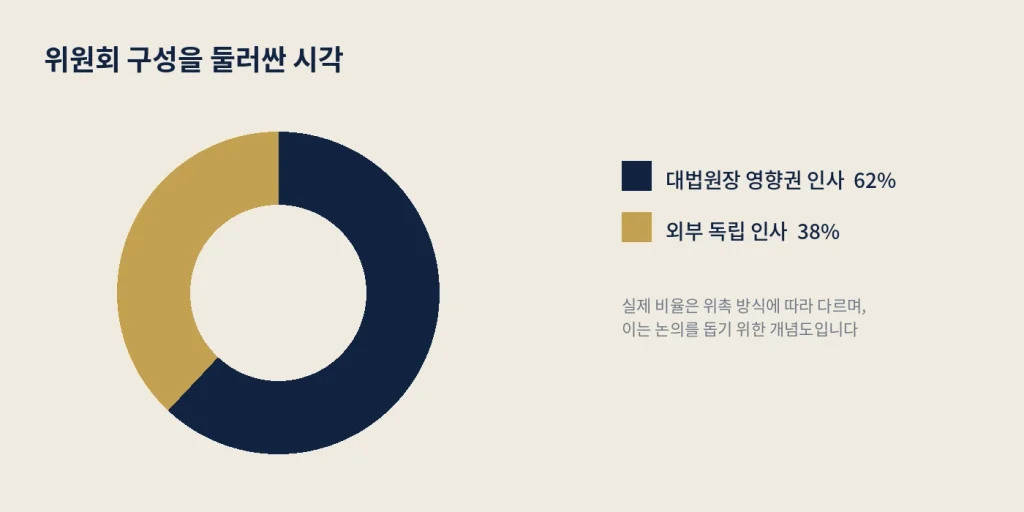 대법관후보추천위원회, 위원 절반은 대법원장 사람? 1 inline3 1 committee composition