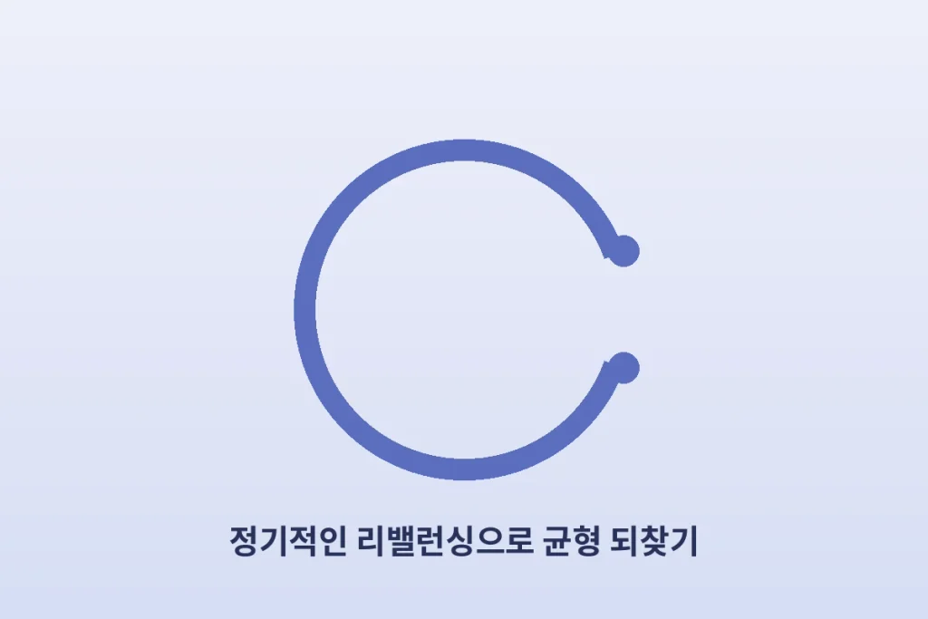 분할 매수 고수들이 반드시 지키는 마지노선, "현금 비중 관리"의 기술 3 inline 3 rebalance