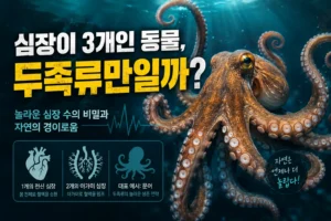 “심장이 3개라고?” 두족류의 몸속에서 벌어지는 놀라운 일