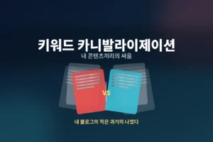 새 글을 쓸수록 순위가 떨어지는 이유, "내 글끼리 싸우고 있었다" 6 새 글을 쓸수록 순위가 떨어지는 이유, "내 글끼리 싸우고 있었다"