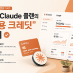 유료 Claude 플랜의 "사용 크레딧" 관리