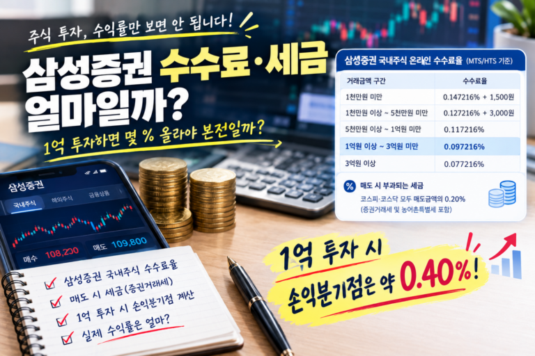 그렇다면 1억 원 투자에서 몇 % 올라야 본전일까?