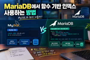 MariaDB에서 "함수 기반 인덱스" 사용하는 방법, MySQL과 뭐가 다를까? 5 MariaDB 함수 기반 인덱스 비교