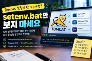 Tomcat 설정이 안 먹는다면? "setenv.bat"만 보면 안 되는 이유 9 Tomcat 설정이 안 먹는다면? “setenv.bat”만 보면 안 되는 이유